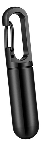 Pastillero Pequeño De Bolsillo, Llavero, Pastillero Negro