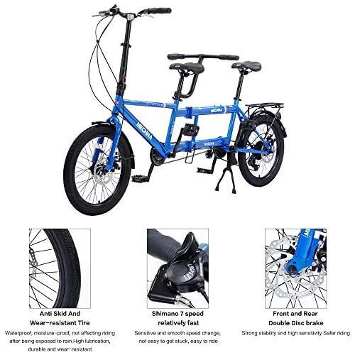 Bicicleta T ndem Bicicleta Plegable T ndem Urbana Bicicle