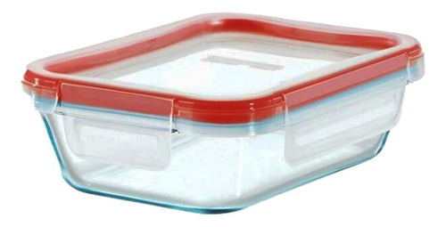 Hermetico Contenedor Fresh Lock Rectangular 470cc Pyrex