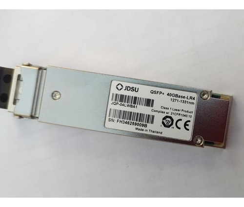 Modulo Qsfp+ 40gbase Lr4 1310nm Jdsu Jqp-04lwba1 43,02 Gb/s (Usado)