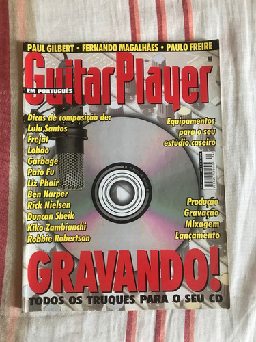 Revista Guitar Player N°34 Gravando! - Novembro De 1998