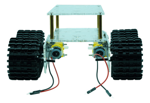 Carro Robot Programable Chasis Tanque Llantas Oruga 2 Pisos