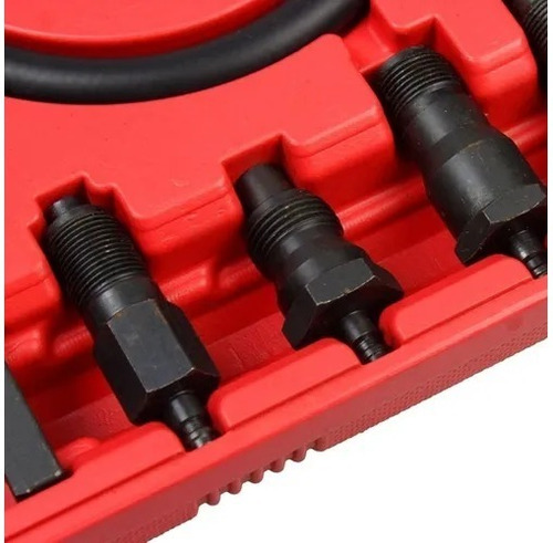 Medidor De Compressão De Cilindro Diesel Com 17 Pçs Dt-mcd01