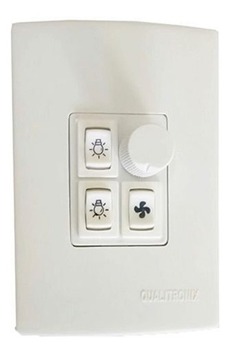 Controle Ventilador De Teto 2 Lamps Qualitronix Qv372