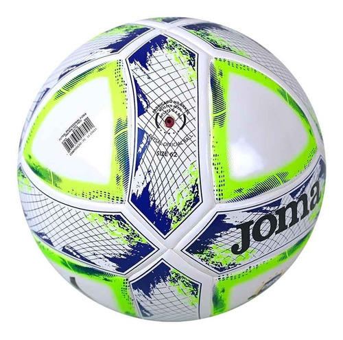 Imagem 4 de 5 de Bola Joma Futsal Oficial Fúria Cbfs Adulto Branco Verde Azul