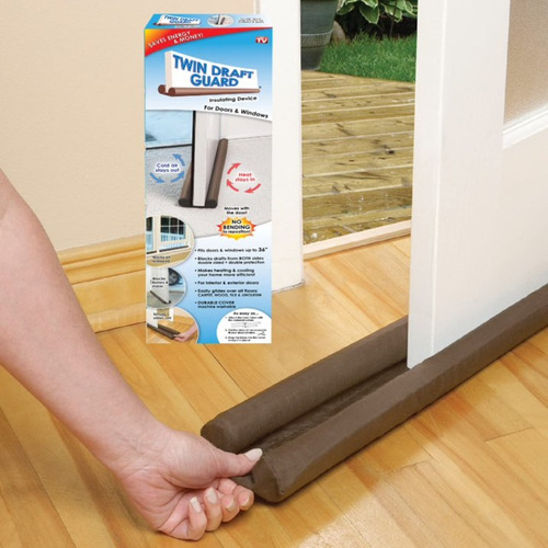 Protector Doble Aislante Frío Polvo Para Ventanas Puertas