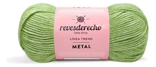 Pack 2 Lana Metal Revesderecho 100grs C/u Efecto Metalizado