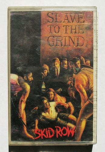 Skid Row Slave To The Grind Cassette Mexicano 1991