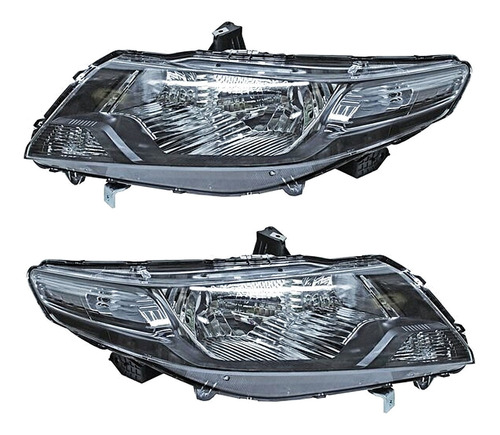 Par De Faros Honda City 09 A 13