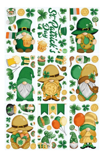 #. Adhesivos For Ventanas Con Diseño De San Patricio De Q