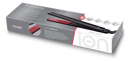 Planchita De Pelo Gama Bella Delicate Tourmaline Ion Bivolt Negro