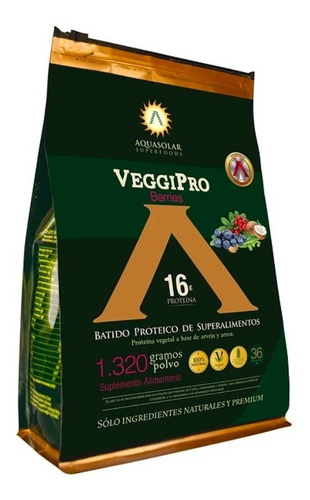 Veggi Pro Berries 1320gr. - Batido Proteico Vegetal - Vegana