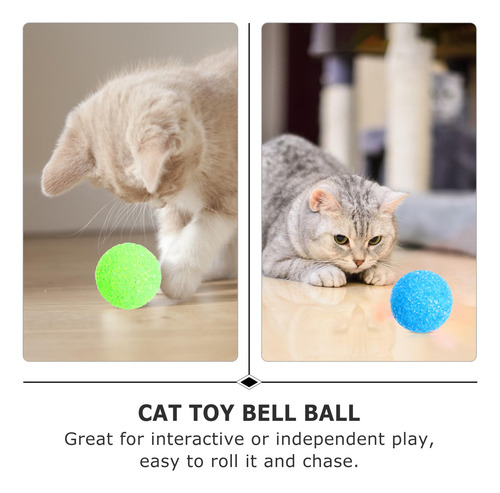 Pelotas De Plástico Para Mascotas, Gatitos Y Gatos, 6 Unidad