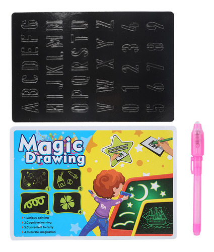 Pintura De Tablero Fluorescente 3d, Dibujo Luminoso Y Brilla