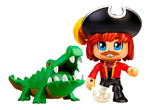 Imagen 4 de 4 de Pinypon Action Playset Isla Pirata C/ 1 Fig Y Acc Int 15637