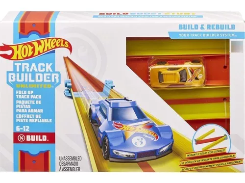 Pista HOT WHEELS Track Builder Kit espiral (Idade Mínima: 6