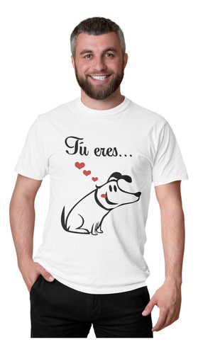 2 Playeras Personalizadas Pareja Amor Duo San Valentin Perro