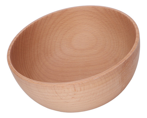 Cuenco Redondo De Madera De Haya Para Uso Doméstico Para Ser