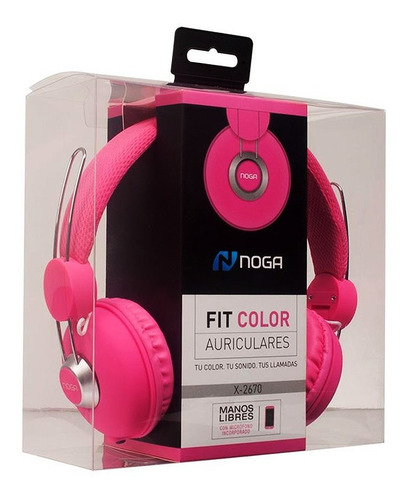 Imagen 4 de 4 de Auriculares Noga Fit X-2670 Manos Libres Desmontable Pc