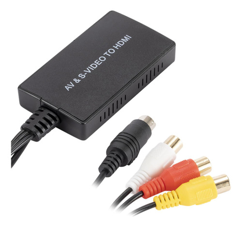 Adaptador Av Svideo To Converter Rca Compatible Para Ps3 Vhs