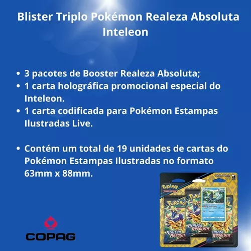 Realeza Absoluta do Pokémon Estampas Ilustradas