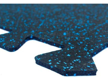 Plancha Epdm 5mm Mix Azul Puzzle Gym 1x1mt