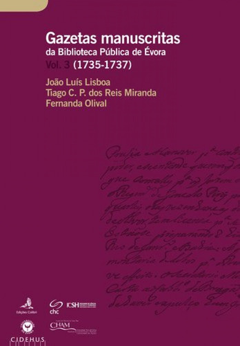 Libro Gazetas Manuscritas Da Biblioteca Pública De Évora. 