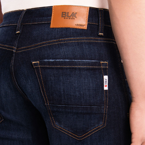 Jeans Oggi Hombre Vaxter Slim Straight Azul Oscuro