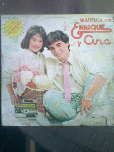 Lp.multiplica Con Enrrique Y Ana.1981.infantil.vinilo.acetat