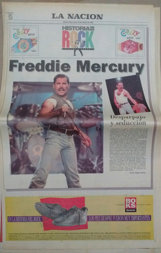 Suplemento La Nación Historia Rock 10/1993 Mercury Rocambole