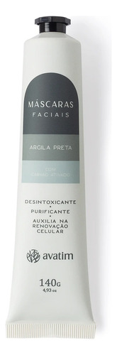 Máscara Facial Preta 140g - Avatim