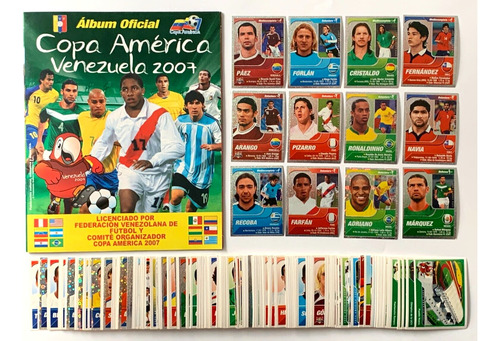  Set Completo Album Copa América Venezuela 2007 Navarrete