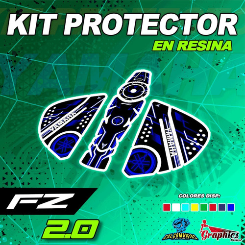Calcomanias Protector De Tanque Yamaha Fz2.0