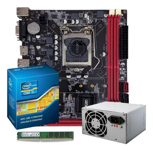 Kit Placa Mãe Proc. I5 3.20ghz 8gb Hdmi Nvme + Fonte Atx