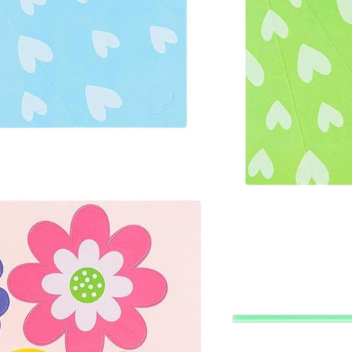 Kit De Artesanía De Flores Cartas De Flores De 24 Hojas