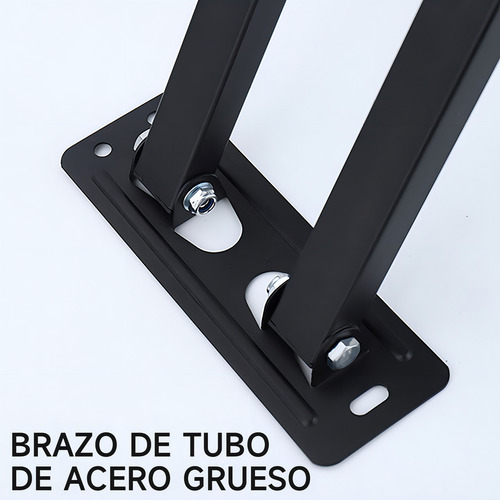 Soporte Gc Tv Cp306-4 Pantalla Ajustable De Pared 14-47 18kg Color Negro