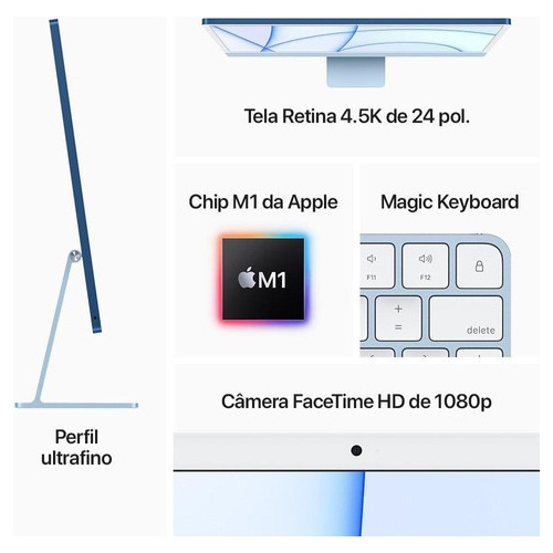iMac 24 M1 16gb Ram 1 Tb Ssd 8c 8c Gpu Retina Envio Imediato