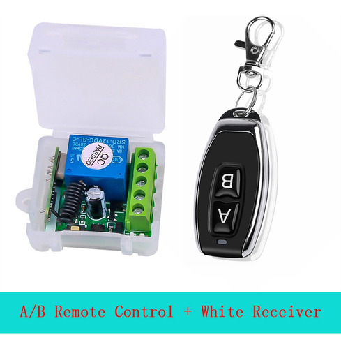 Módulo De Relé De Canal Único Dc 12v Universal 2 Ch Remote C