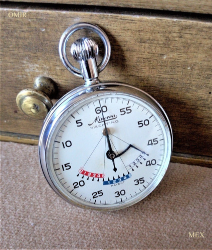 Cronografo Minerva Yachting Reloj Vintage Cuerda Papá Padre