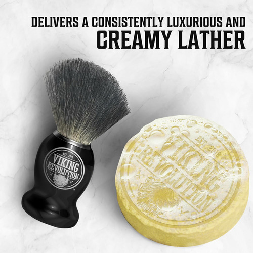 Jabón De Afeitar Viking Revolution Para Hombres - Jabón D...