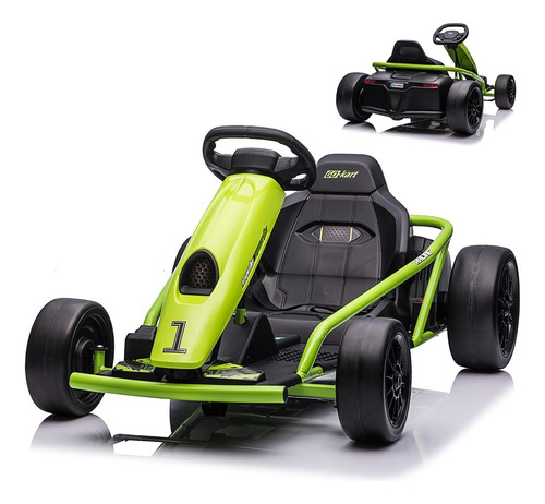 Ride On Go Kart Para Ninos, Bateria De 24 V, 9 Ah, 300 W X 2