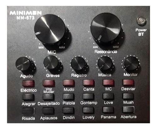 Placa De Som Multifuncional Ao Mm-673 Interface De Áudio 