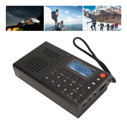Radio Bluetooth Portátil Am Fm Sw Reproductor Mp3 De Banda C
