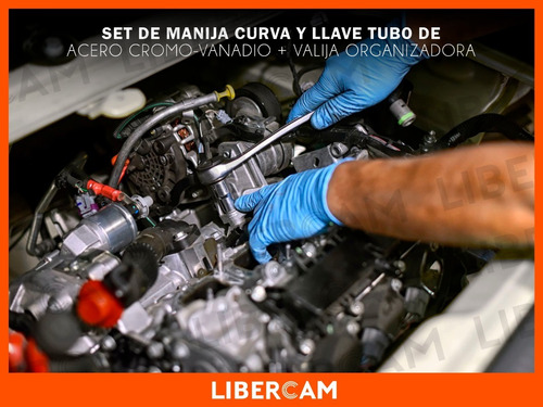 Imagen 9 de 10 de Juego De Tubos Y Manija Curva De Fuerza 11 Piezas + Estuche