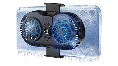 Enfriador Gamer Para Celular Neveika 2 Ventiladores Led Azul