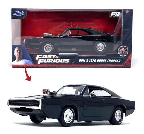 Miniatura Dodge Charger Velozes E Furiosos Carrinho Em Metal