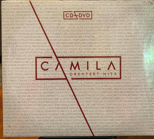 Cd + Dvd - Camila / Greatest Hits. Comp (2016)
