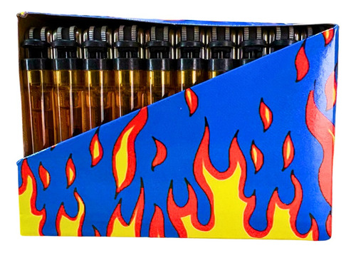 Caja Encendedor Transparente Pura Mecha 50 Unidades