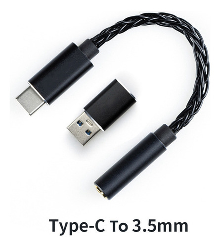 Amplificador De Auriculares Dac Audio Hifi T01s Usb -c A Con