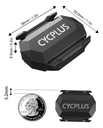 1 Sensor De Velocidad/cadencia Para Bicicleta Sensor 2 En 1